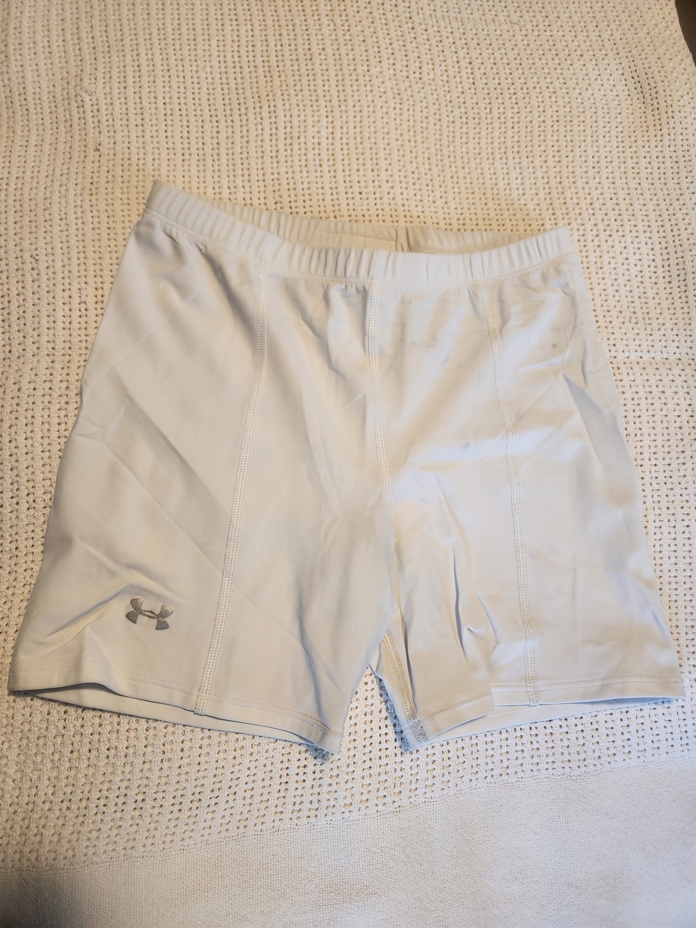 Under Armour Men's White Performance Athletic Shorts